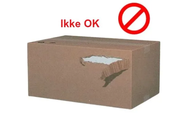 En boks med logo på