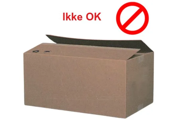 En grå rektangulær boks