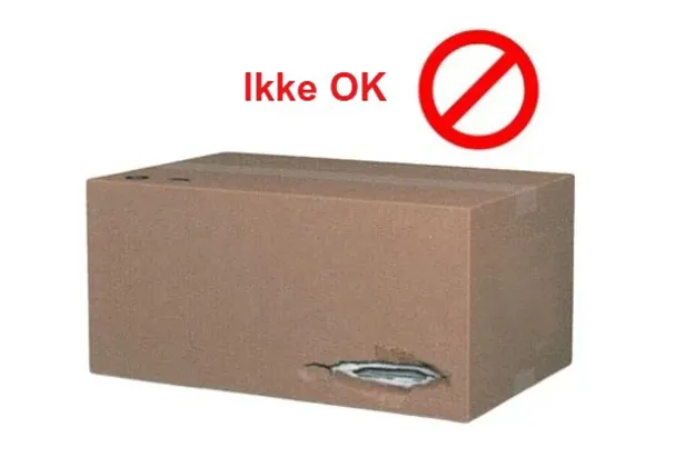 En boks med logo på